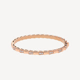 18K BV Serpenti Viper Demi Pave Diamond Bracelet