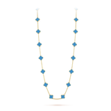 18K Vintage Alhambra 20 Motifs Long Necklace