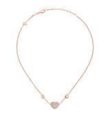 18K Happy Heart Diamonds Necklace