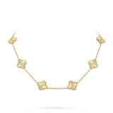 18K Vintage Alhambra 10 Motifs Necklace
