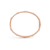 18K Rose Gold Perlée Sweet Clovers Small Bracelet