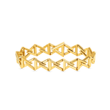 18K Louis Volt Curb Chain Large Bracelet