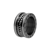 18K Bvlgari B.ZERO1 Black Ceramic Ring