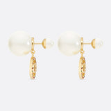 18K CD Tribales Multicolor Crystals Earrings