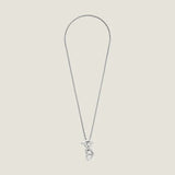 18K Cache-coeur Amulette Pendant H Necklace