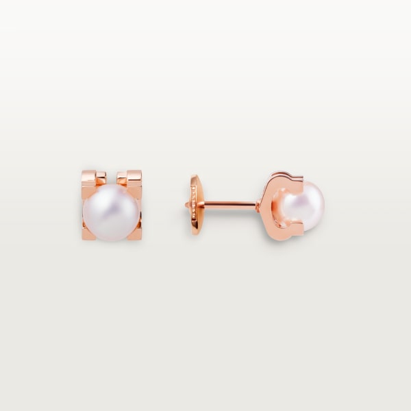 18K C De Earrings