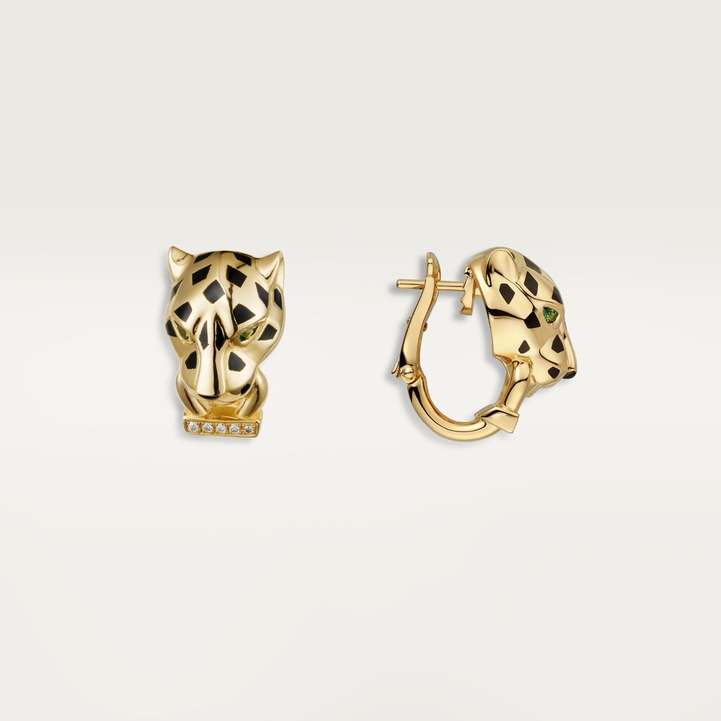 18K Panthere De Earrings