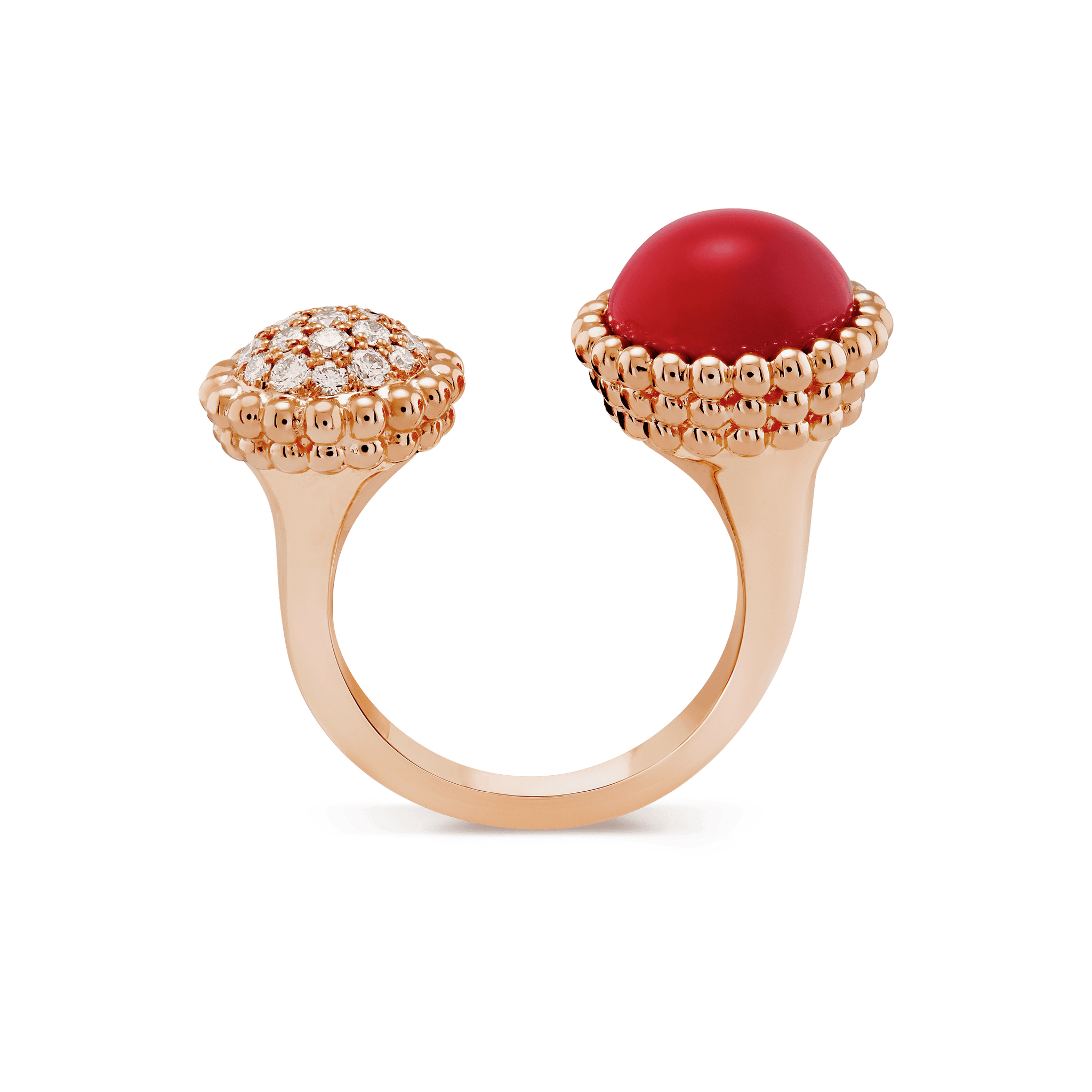 18K Perlée Couleurs Between The Finger Ring