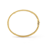 18K Yellow Gold Perlée Clovers Bracelet