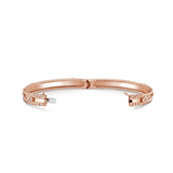 18K Rose Gold Perlée Sweet Clovers Small Bracelet