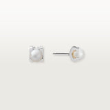 18K C De Earrings