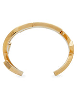 18K Saint Monogram Cuff Bracelet