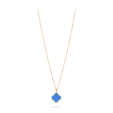 18K Magic Alhambra Agate Clover Necklace