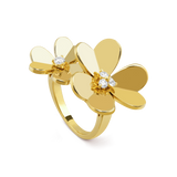 18K Van Cleef & Arpels VCA Frivole Between the Finger Ring