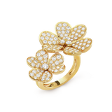 18K Van Cleef & Arpels VCA Frivole Between the Finger Ring