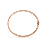 18K Rose Gold Perlée Clovers Bracelet