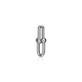 18K T HardWear Large Link Diamonds Earrings