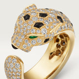 18K Panthere De Diamond Ring