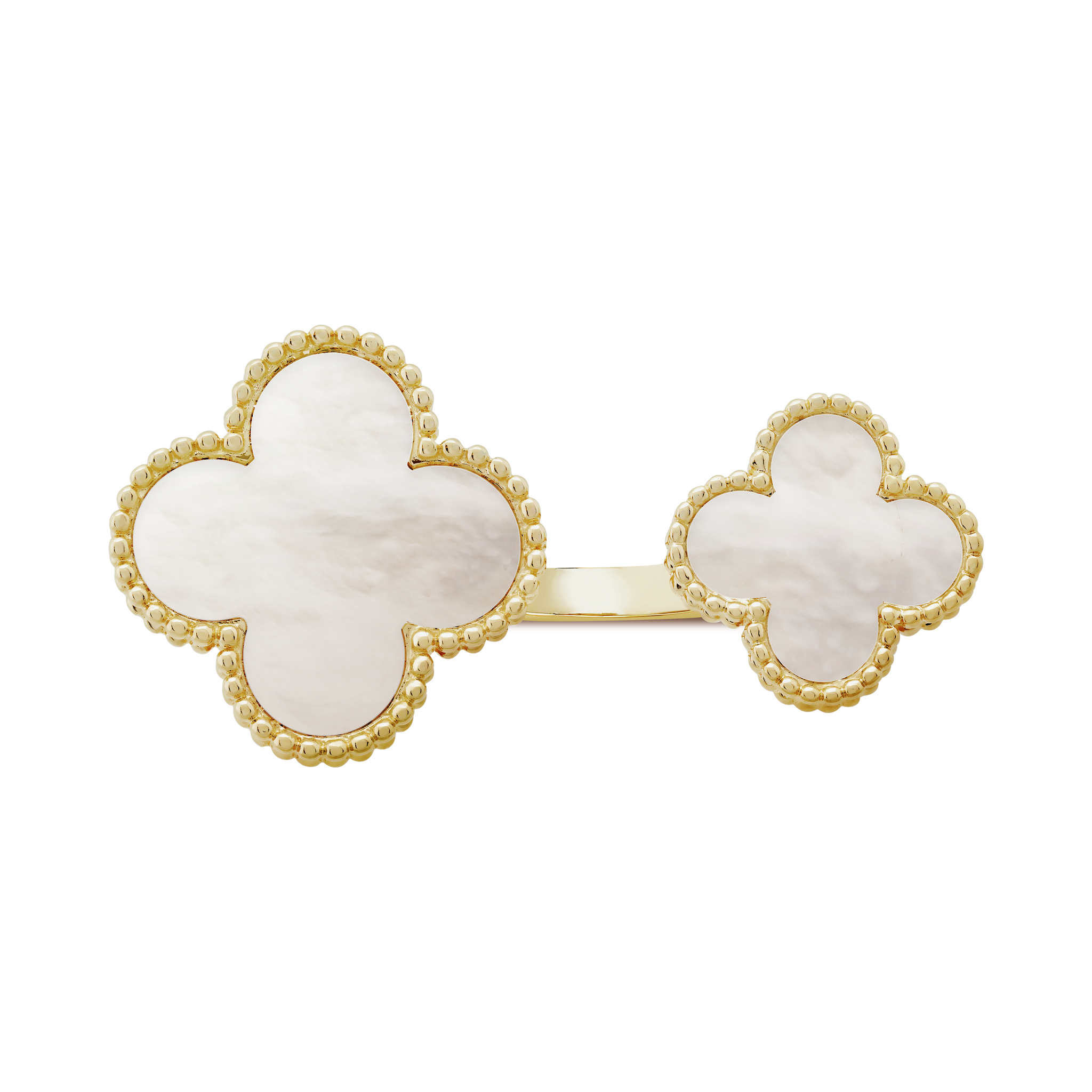 18K Magic Alhambra Mother Of Pearls Clover Ring