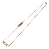 18K F Script Necklace