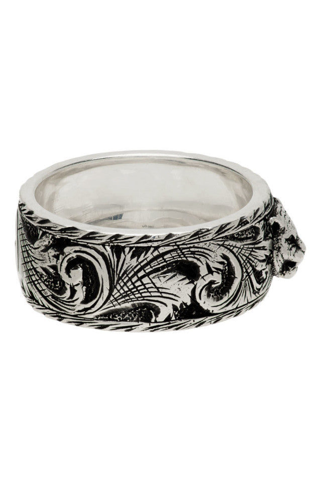 GG Feline Head Ring
