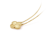 18K Vintage Alhambra Pendant Clover Necklace