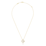 18K Vintage Alhambra Pendant Clover Necklace