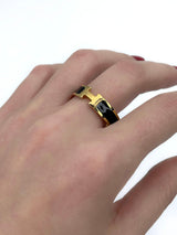 18K Vintage Clic H Ring