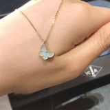 18K Sweet Alhambra Butterfly Necklace