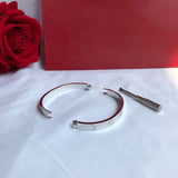 18K White Gold Love Bracelet