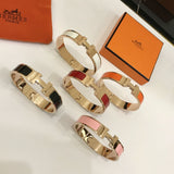 18K Clic H Black Bracelet