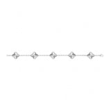 18K Vintage Alhambra Five Motifs Clover Bracelet