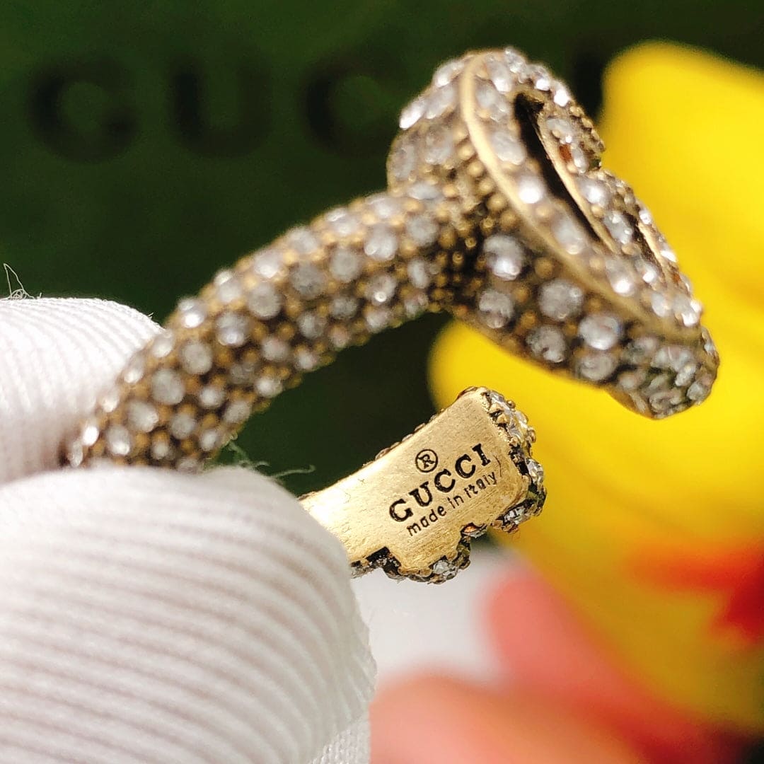 18K GG Crystal Ring