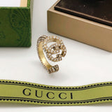 18K GG Crystal Ring