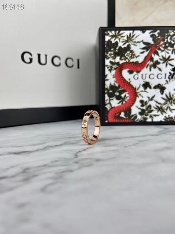 18K GG Icon Yellow Gold Ring