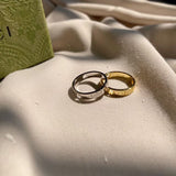 18K GG White Gold Ring