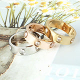 18K Love Wedding Six Diamonds Ring