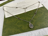 Double G Pendant Necklace