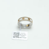 18K GG Interlocking G Icon White Zirconia Ring