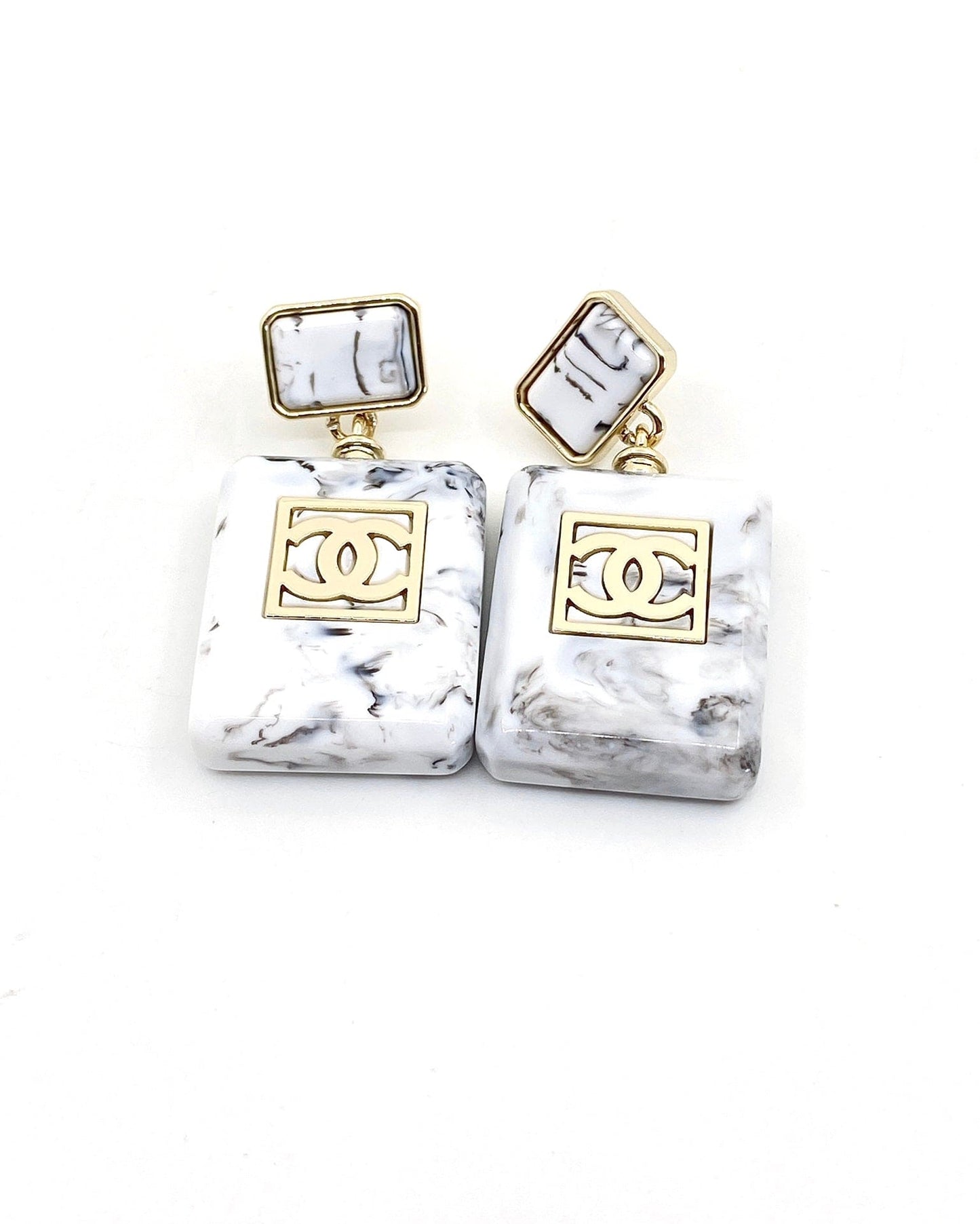 18K CC Eternal No¡ã5 Earrings