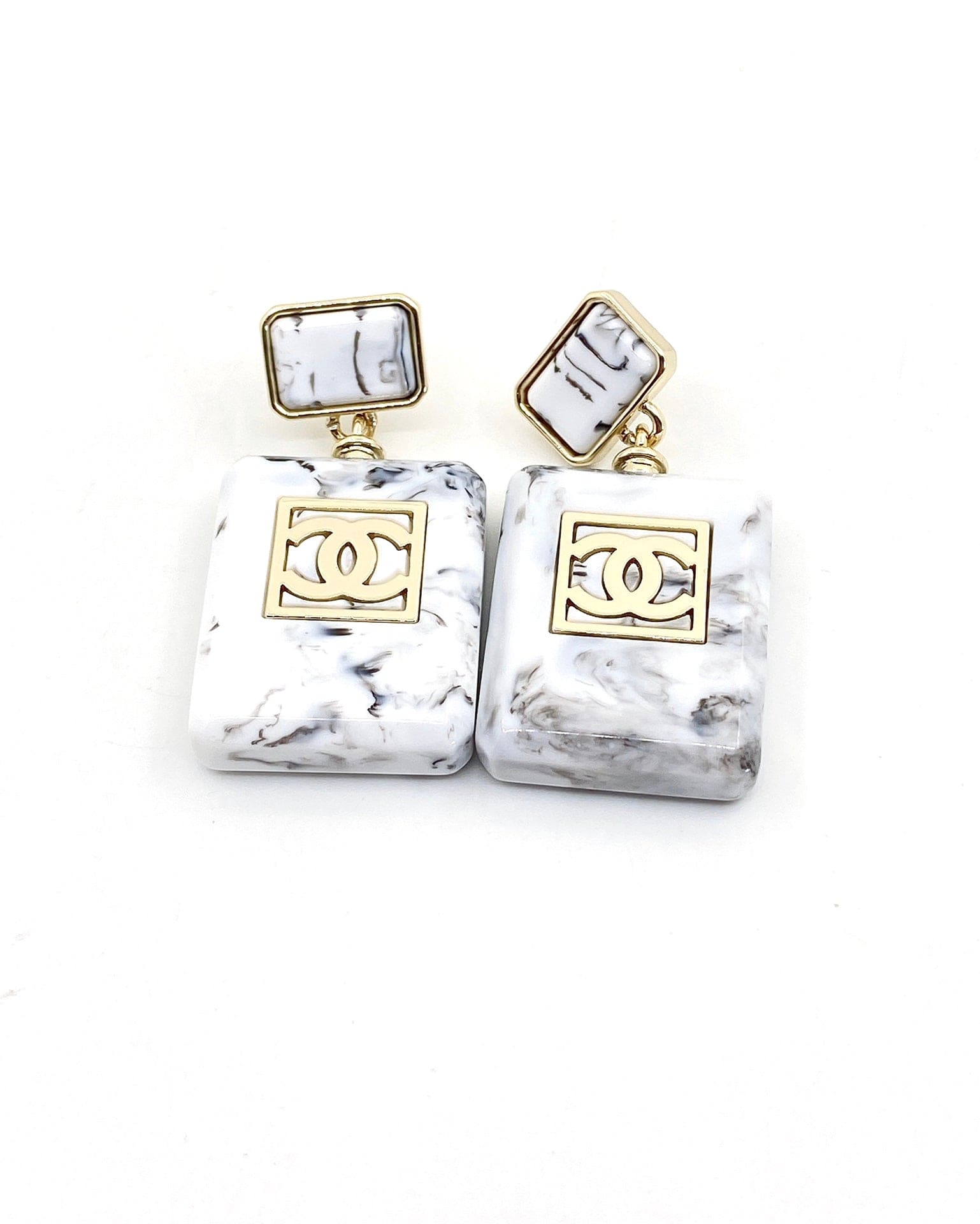 18K CC Eternal No¡ã5 Earrings