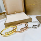 18K BV Serpenti Demi-Pave Diamonds Bracelet