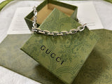 Double G Interlocking G Chain Necklace