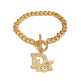 18K Dior Diamonds Chain Bracelet