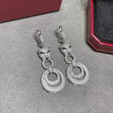 18k Cartier Panthère De Earrings