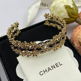 18K CC 2023 Black Cuff Bracelet