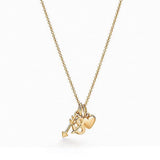 18K T Wine and Dine Pendant Necklace