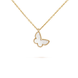 18K Van Cleef & Arpels Sweet Alhambra Butterfly Necklace