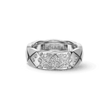 18K White Gold Chanel Coco Crush Diamonds Ring
