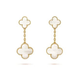 18k Van Cleef & Arpels Magic Alhambra Earclips Earrings